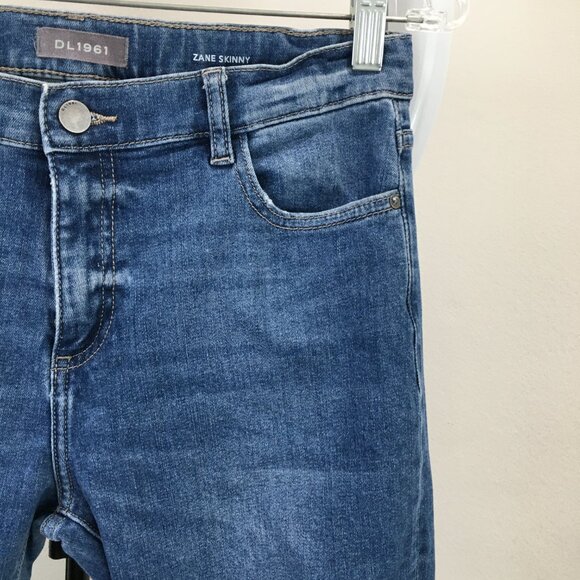 DL1961 Ultimate Kids Boys Pool Distressed ZANE Skinny Adj Waist Elastic Jeans - Picture 9 of 16